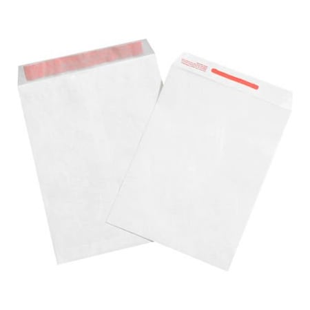 Box Packaging Tyvek Tamper Evident Security Envelopes, 12"W x 9"H, White, 100/Pack TYF0912TE